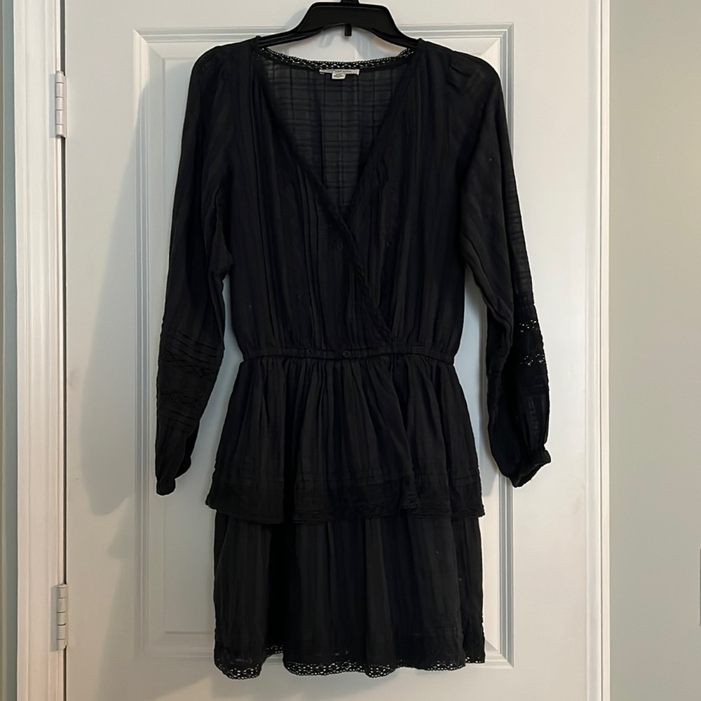 Dark navy long sleeve dress